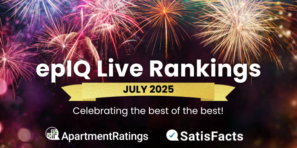 ApartmentRatings epIQ Live Rankings: July 2025 with fireworks