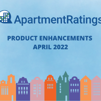 apartmentratings logo with blue sky background and colorful buildings